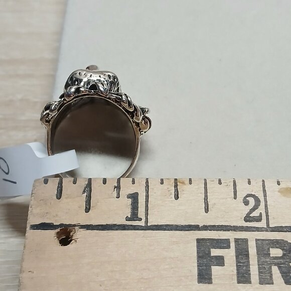 NWOT Fashion Jewelry Silver Tone Lion Head Men's Ring Size 10 #11 - Picture 2 of 14